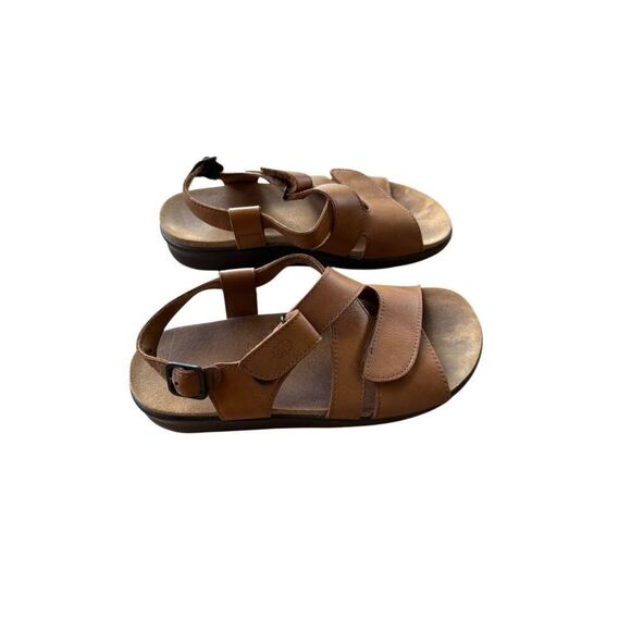 SAS Womens Brown Leather Huggy All Day Tripad Comfort Sandals Size 8M - Picture 12 of 15